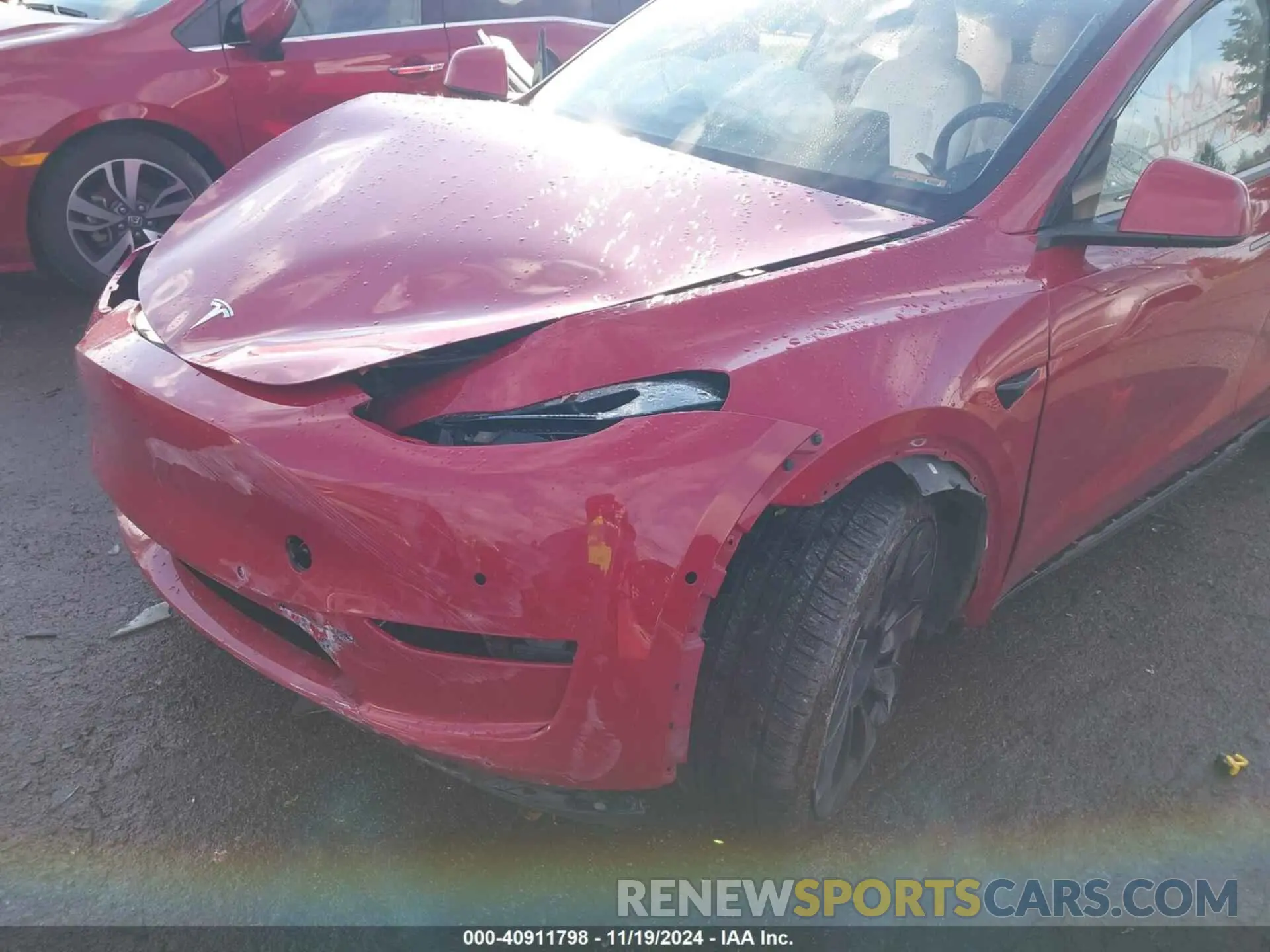 6 Photograph of a damaged car 7SAYGDEFXNF403966 TESLA MODEL Y 2022