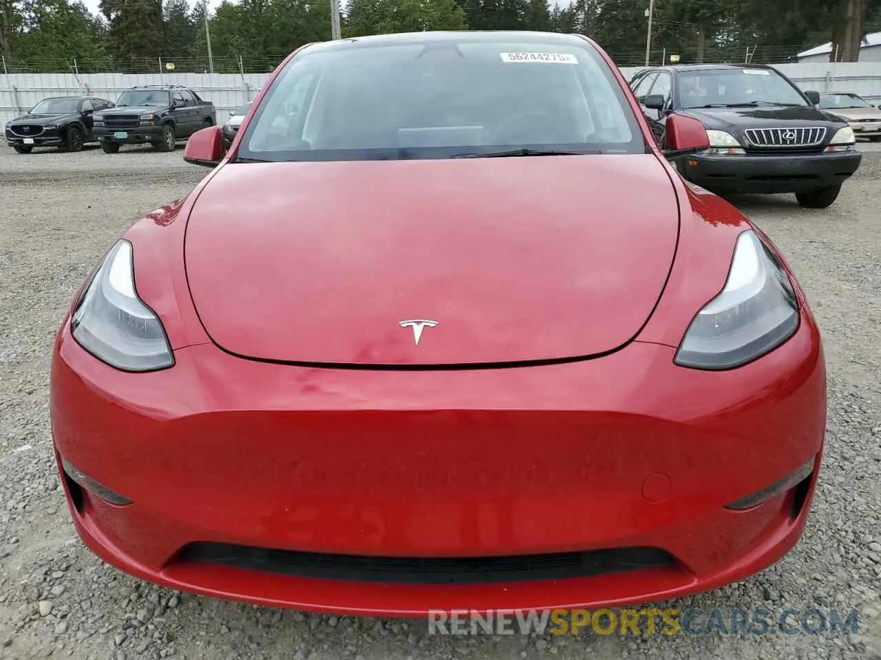 5 Photograph of a damaged car 7SAYGDEFXNF405829 TESLA MODEL Y 2022