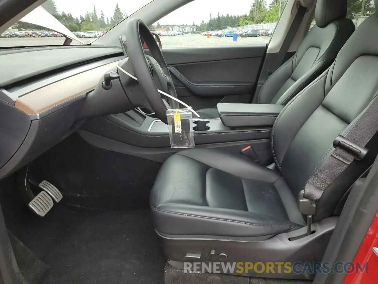 7 Photograph of a damaged car 7SAYGDEFXNF405829 TESLA MODEL Y 2022