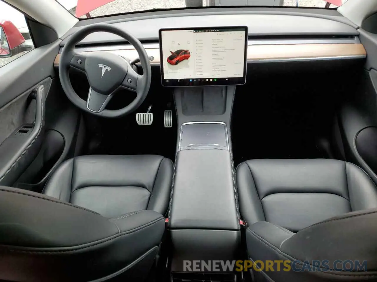 8 Photograph of a damaged car 7SAYGDEFXNF405829 TESLA MODEL Y 2022