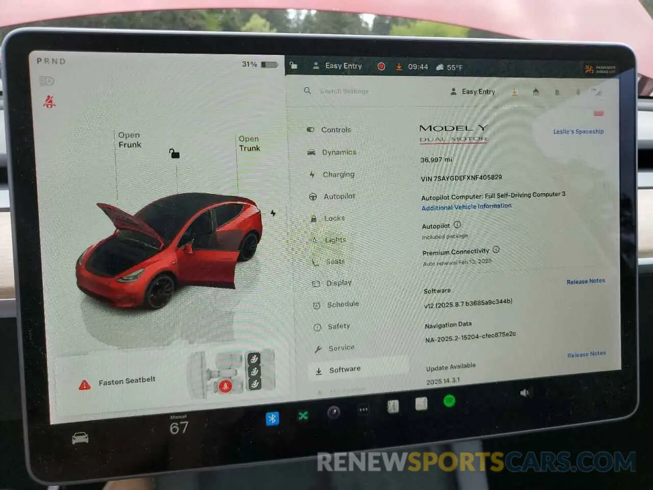 9 Photograph of a damaged car 7SAYGDEFXNF405829 TESLA MODEL Y 2022