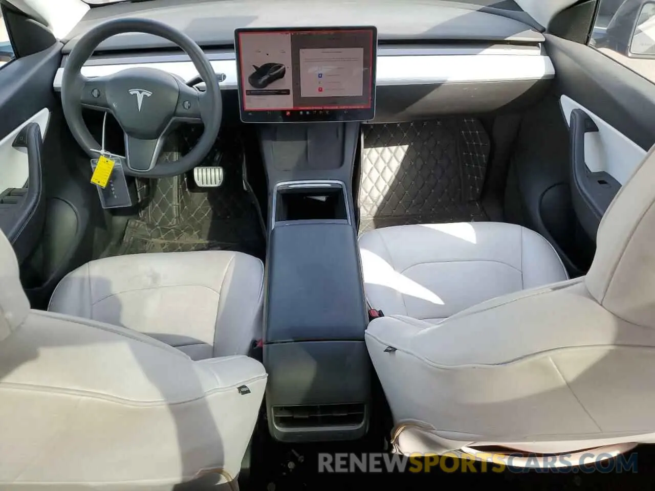 8 Photograph of a damaged car 7SAYGDEFXNF410528 TESLA MODEL Y 2022