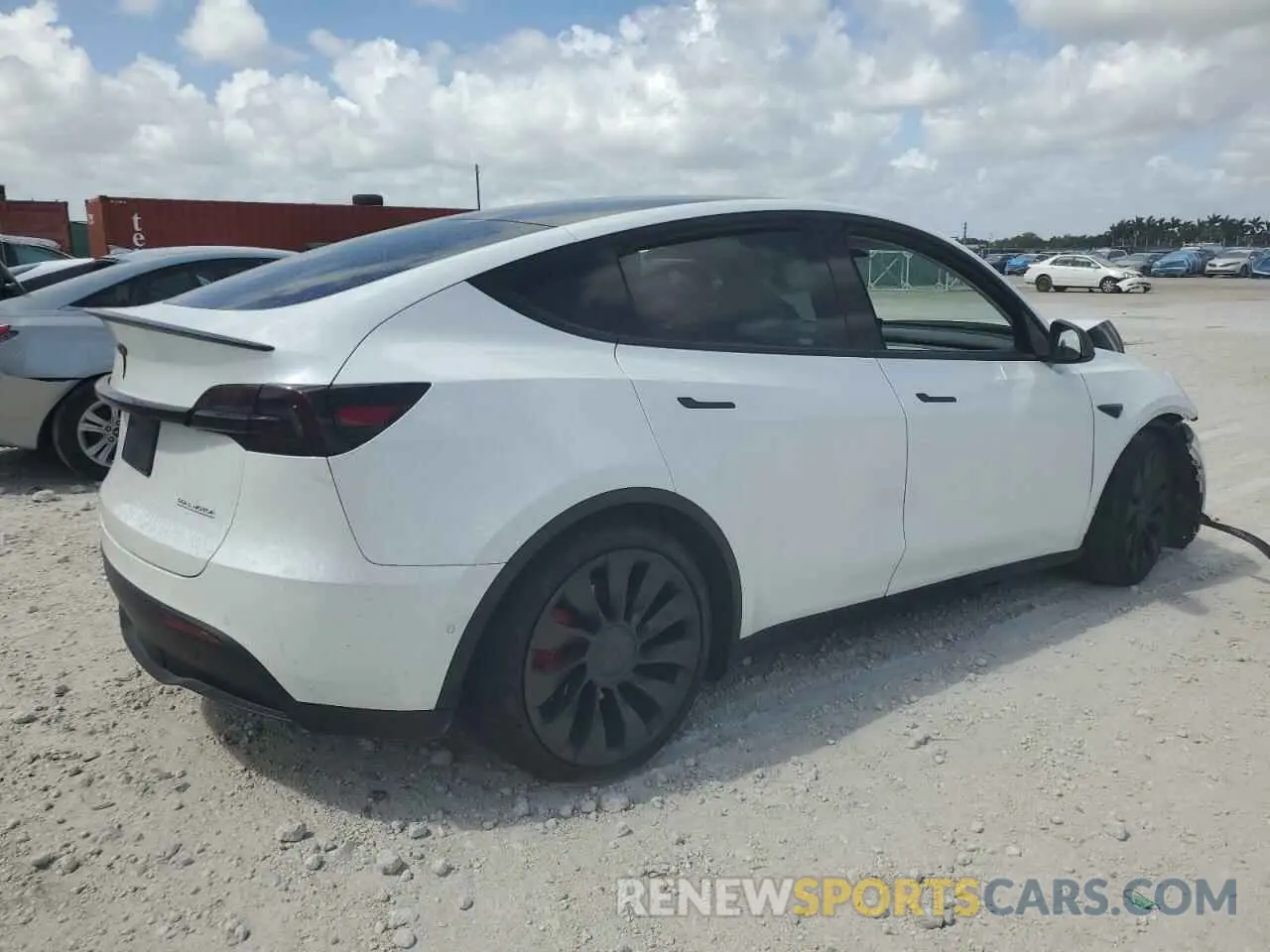 3 Photograph of a damaged car 7SAYGDEFXNF410531 TESLA MODEL Y 2022