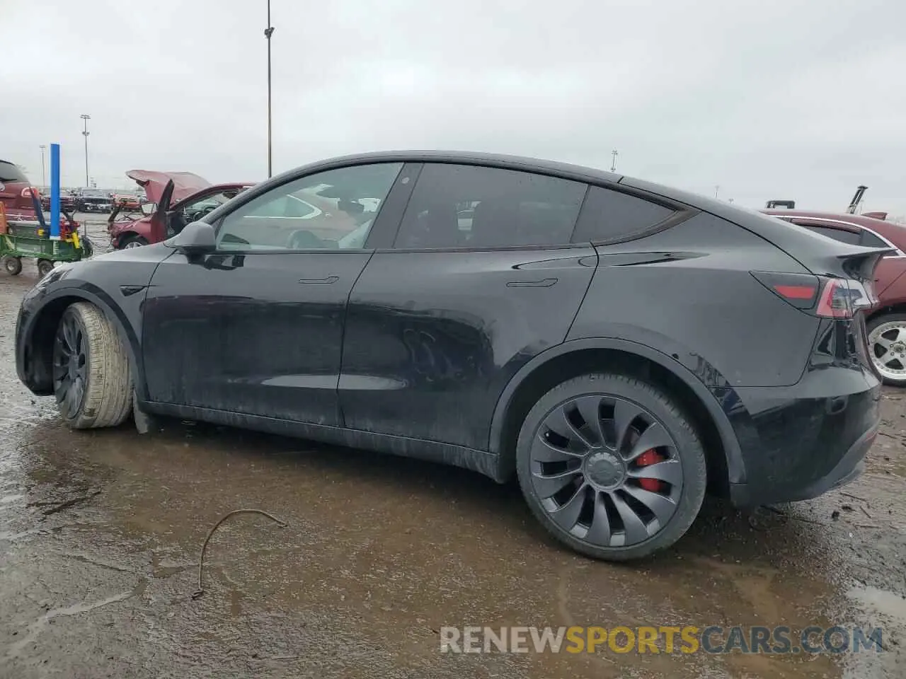 2 Photograph of a damaged car 7SAYGDEFXNF452388 TESLA MODEL Y 2022
