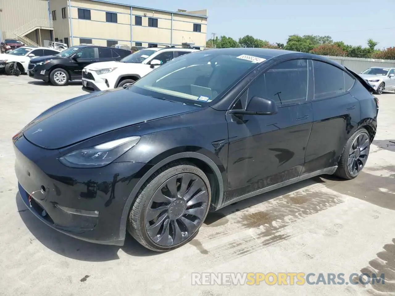 1 Photograph of a damaged car 7SAYGDEFXNF467389 TESLA MODEL Y 2022