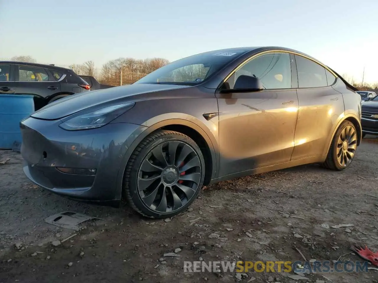 1 Photograph of a damaged car 7SAYGDEFXNF495306 TESLA MODEL Y 2022