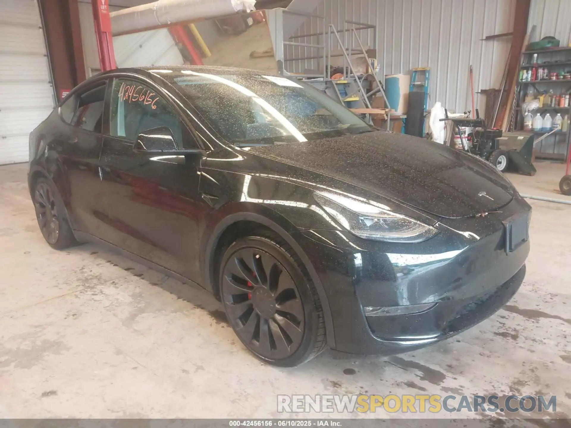 1 Photograph of a damaged car 7SAYGDEFXNF505493 TESLA MODEL Y 2022