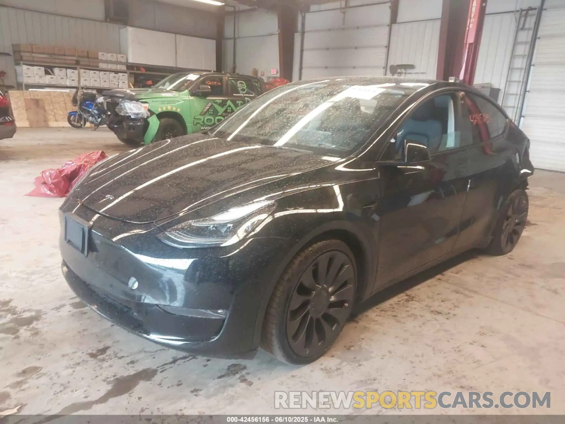 2 Photograph of a damaged car 7SAYGDEFXNF505493 TESLA MODEL Y 2022