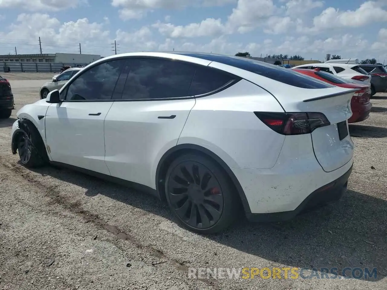 2 Photograph of a damaged car 7SAYGDEFXNF531060 TESLA MODEL Y 2022