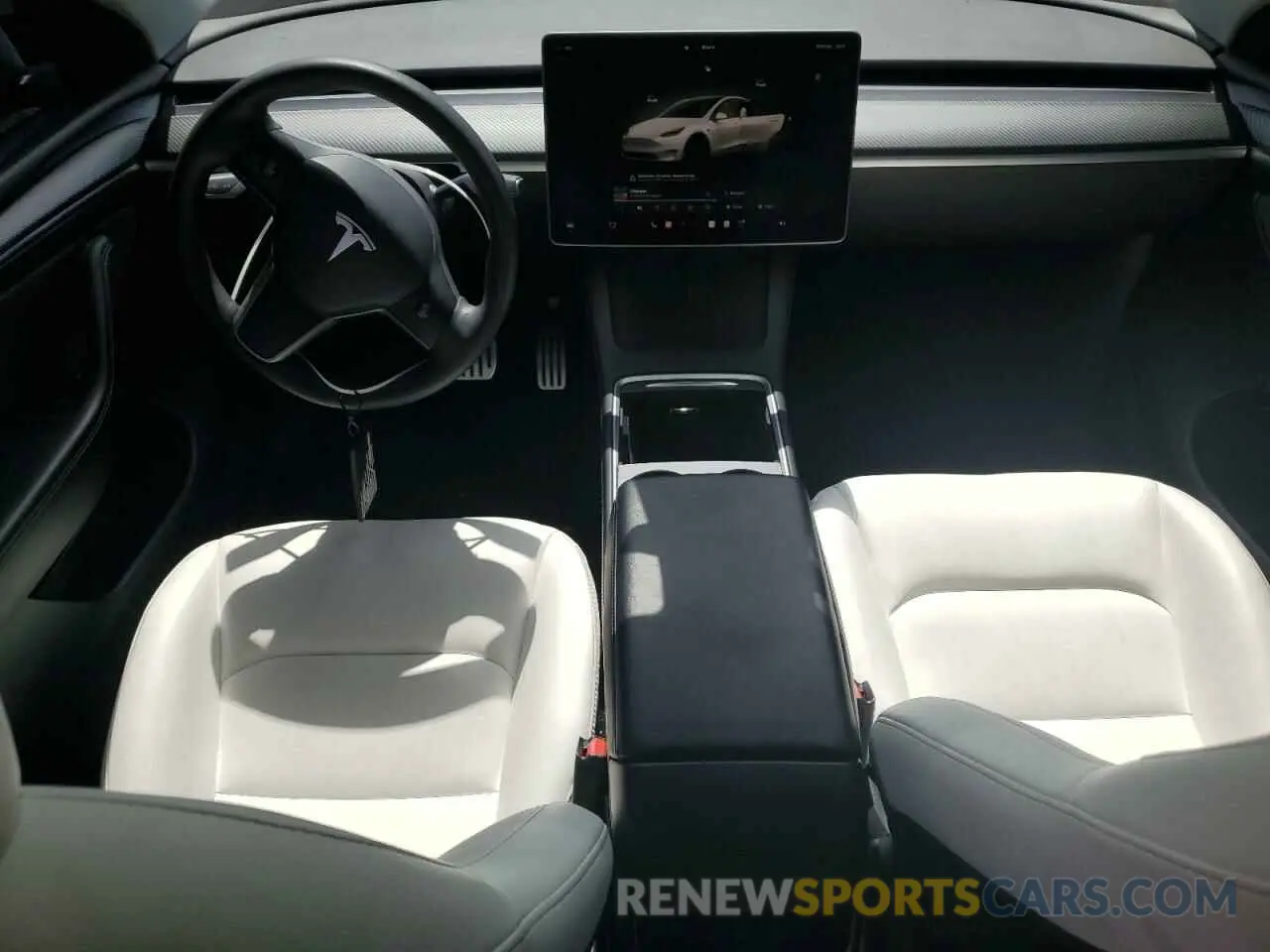 8 Photograph of a damaged car 7SAYGDEFXNF531060 TESLA MODEL Y 2022