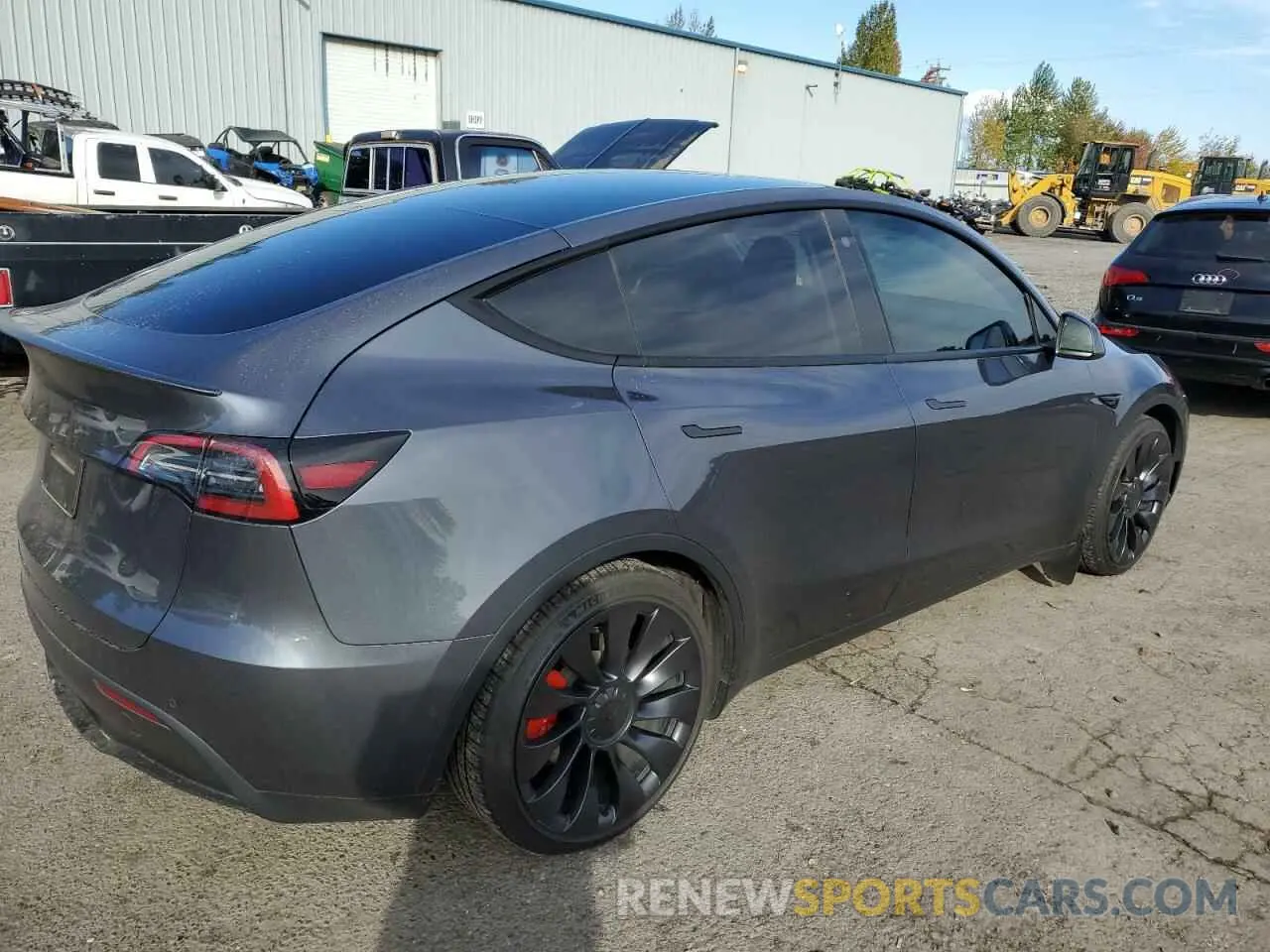 3 Photograph of a damaged car 7SAYGDEFXNF540048 TESLA MODEL Y 2022