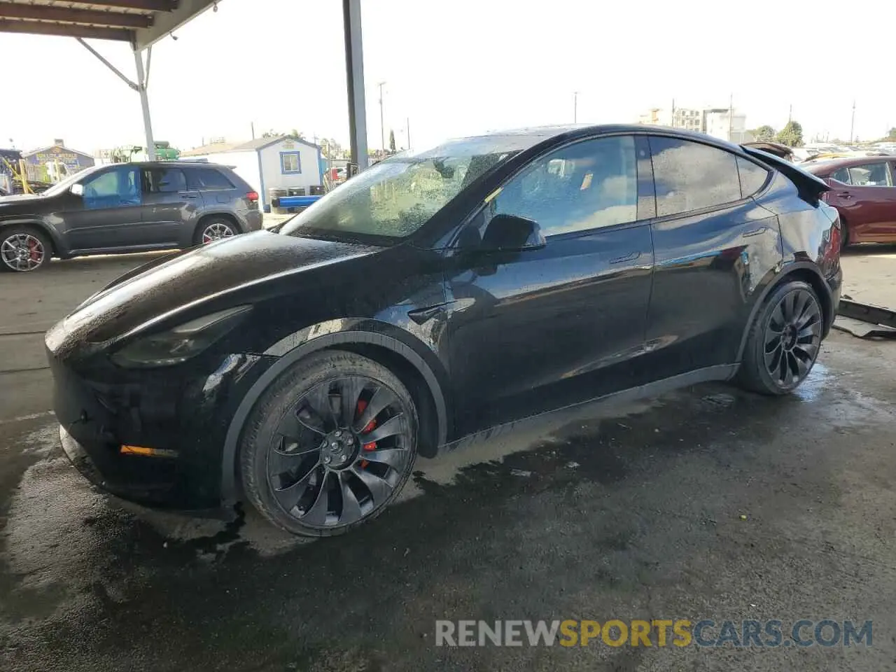 1 Photograph of a damaged car 7SAYGDEFXNF554631 TESLA MODEL Y 2022