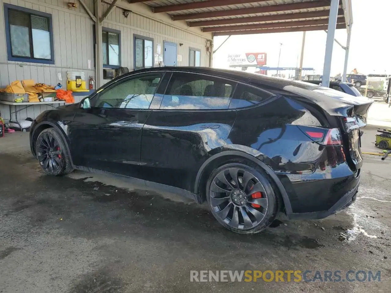 2 Photograph of a damaged car 7SAYGDEFXNF554631 TESLA MODEL Y 2022