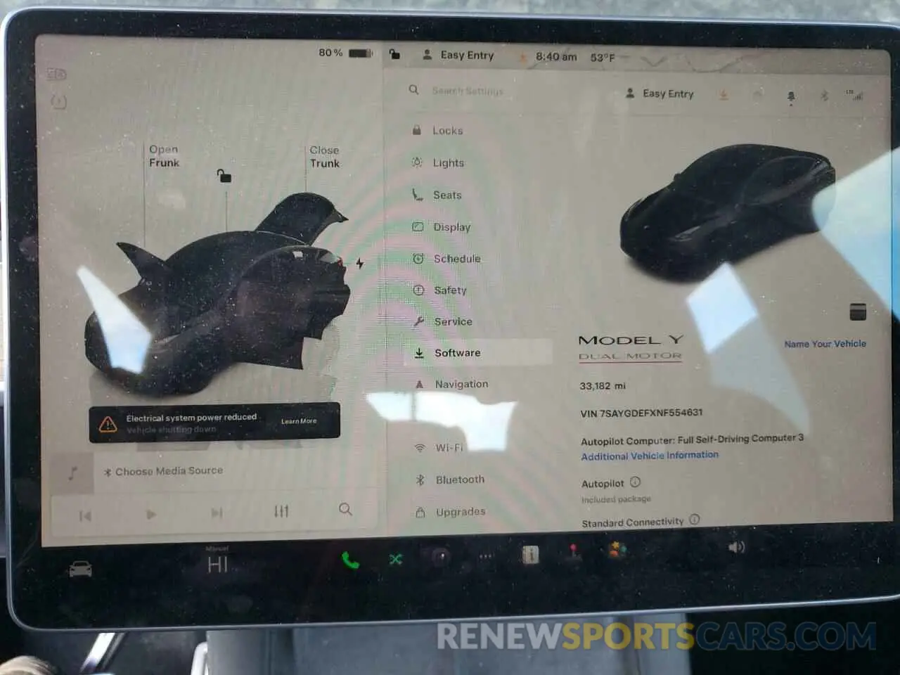 9 Photograph of a damaged car 7SAYGDEFXNF554631 TESLA MODEL Y 2022