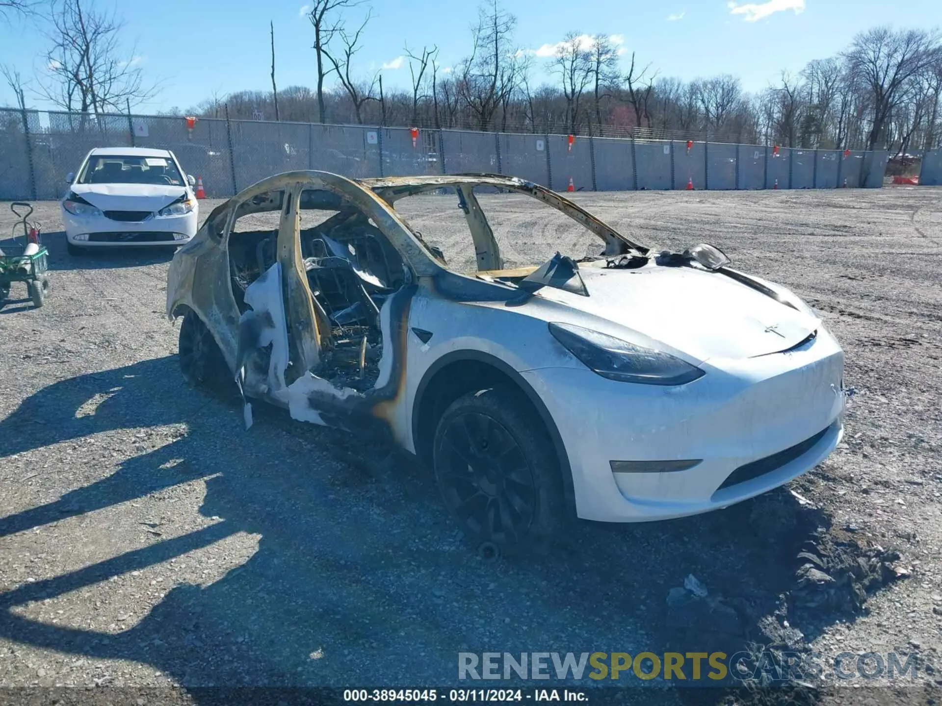 1 Photograph of a damaged car 7SAYGAEE0PF591258 TESLA MODEL Y 2023