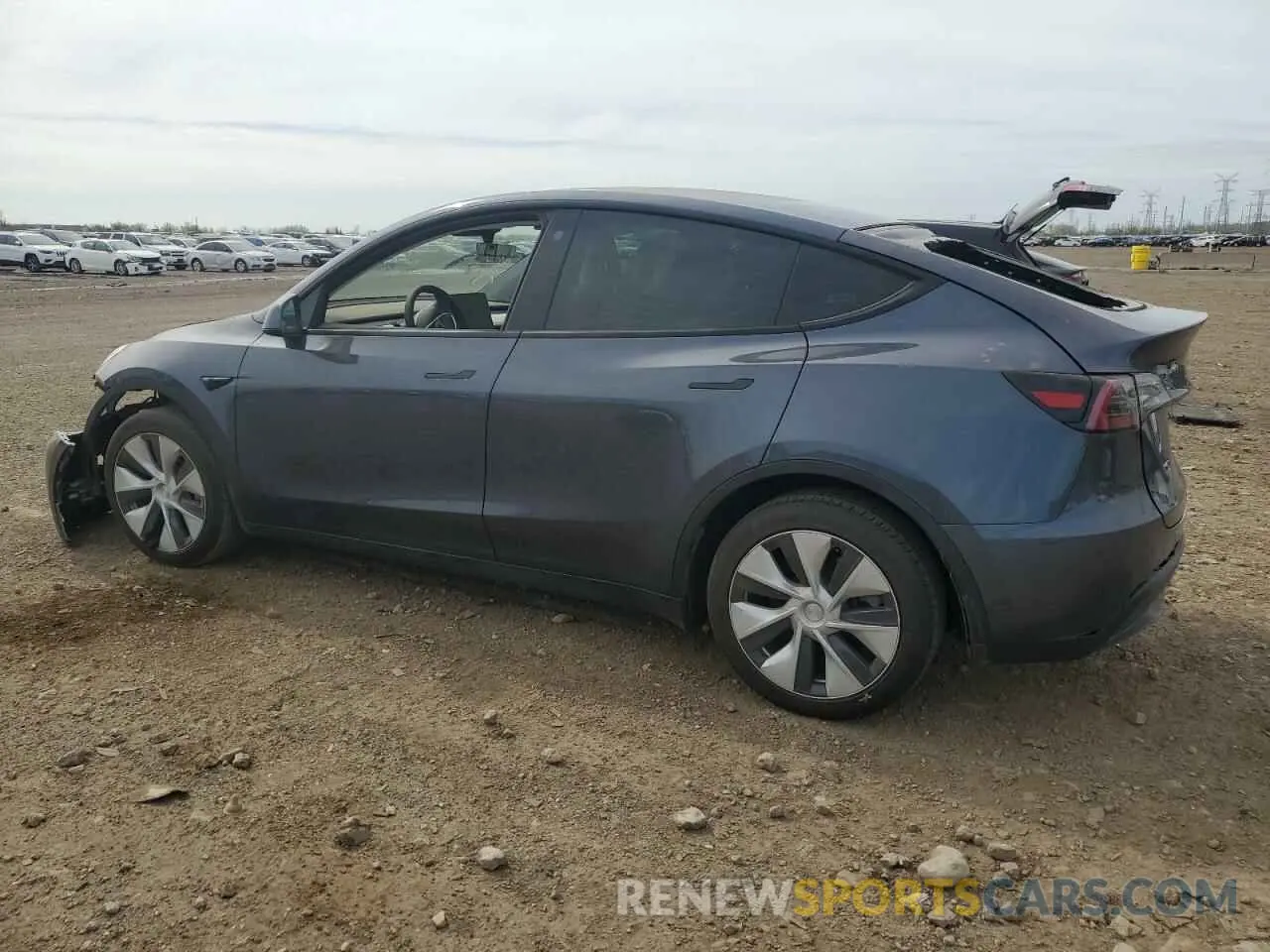 2 Photograph of a damaged car 7SAYGAEE0PF646923 TESLA MODEL Y 2023