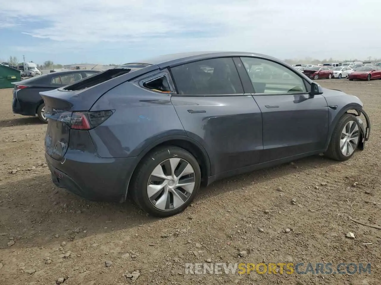 3 Photograph of a damaged car 7SAYGAEE0PF646923 TESLA MODEL Y 2023