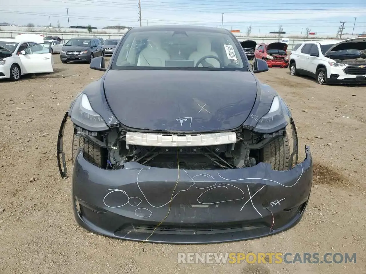 5 Photograph of a damaged car 7SAYGAEE0PF646923 TESLA MODEL Y 2023