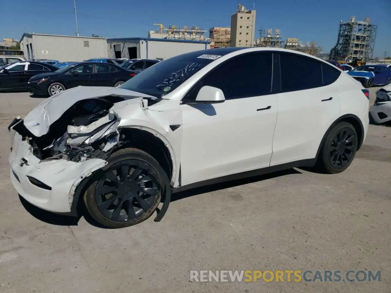 1 Photograph of a damaged car 7SAYGAEE0PF686760 TESLA MODEL Y 2023