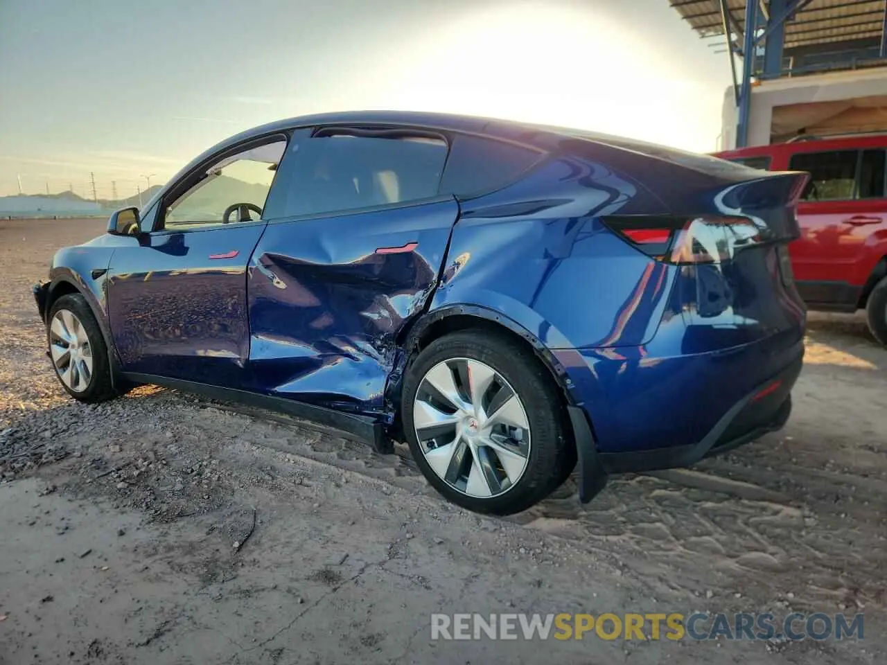2 Photograph of a damaged car 7SAYGAEE0PF689254 TESLA MODEL Y 2023