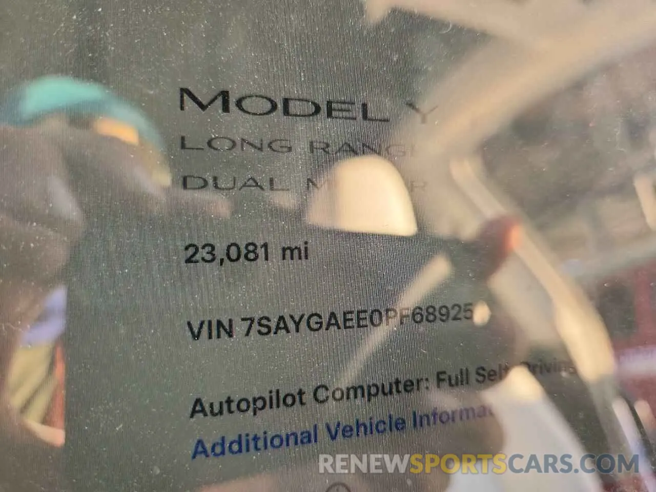 9 Photograph of a damaged car 7SAYGAEE0PF689254 TESLA MODEL Y 2023