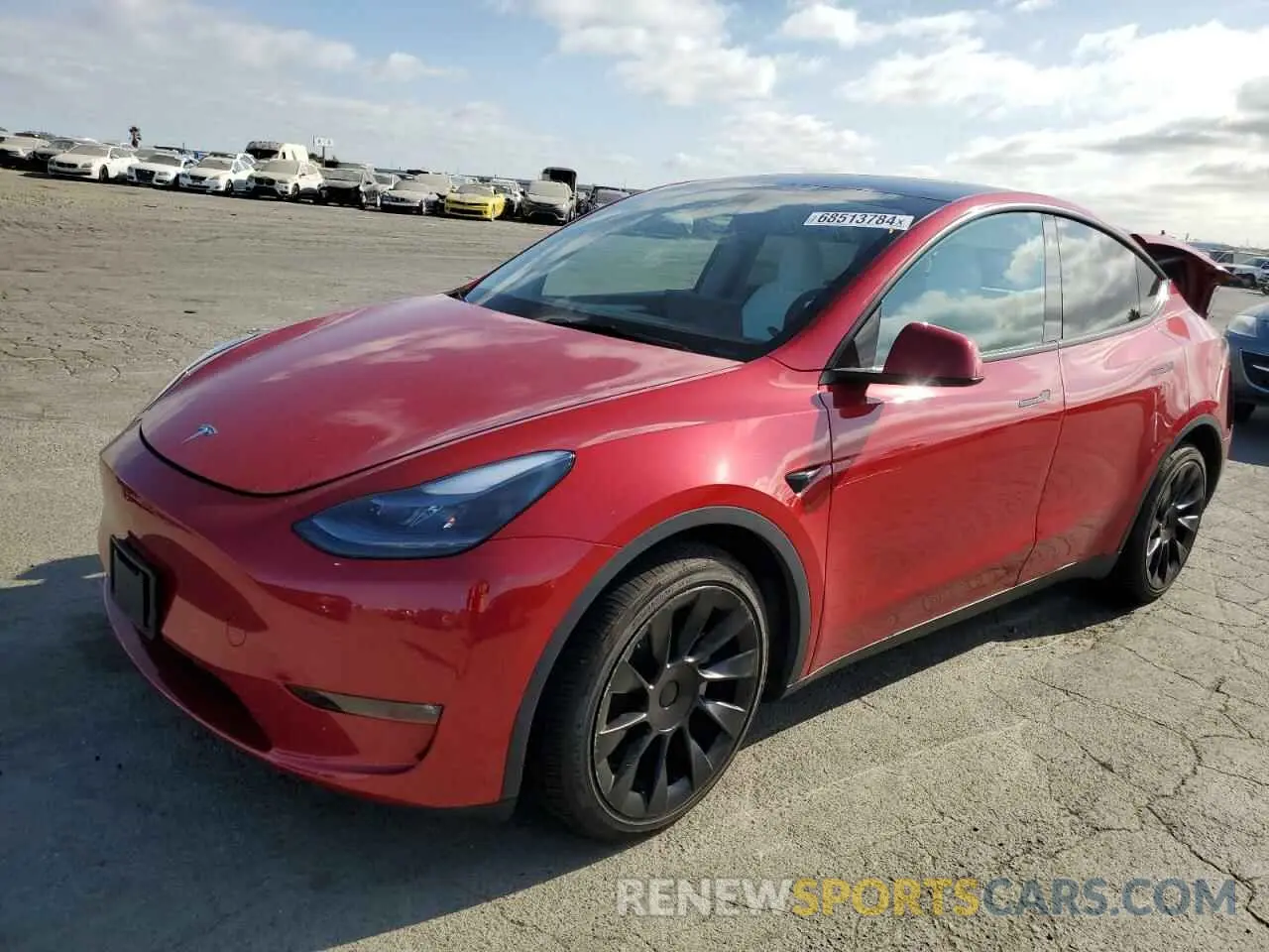 1 Photograph of a damaged car 7SAYGAEE0PF740624 TESLA MODEL Y 2023