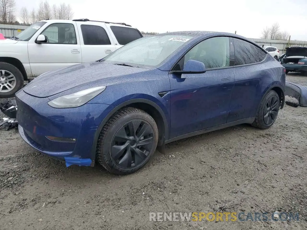 1 Photograph of a damaged car 7SAYGAEE0PF742387 TESLA MODEL Y 2023