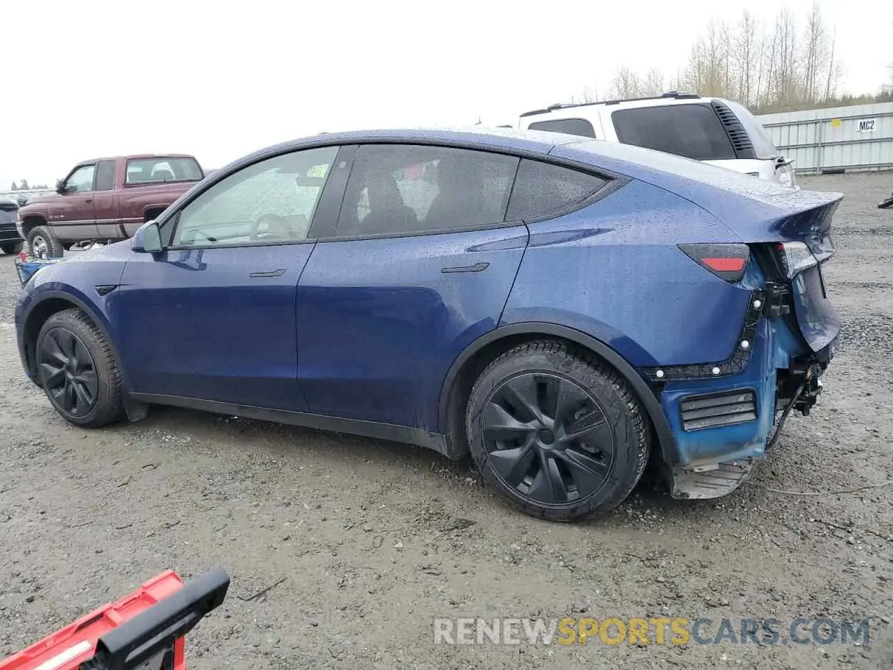 2 Photograph of a damaged car 7SAYGAEE0PF742387 TESLA MODEL Y 2023