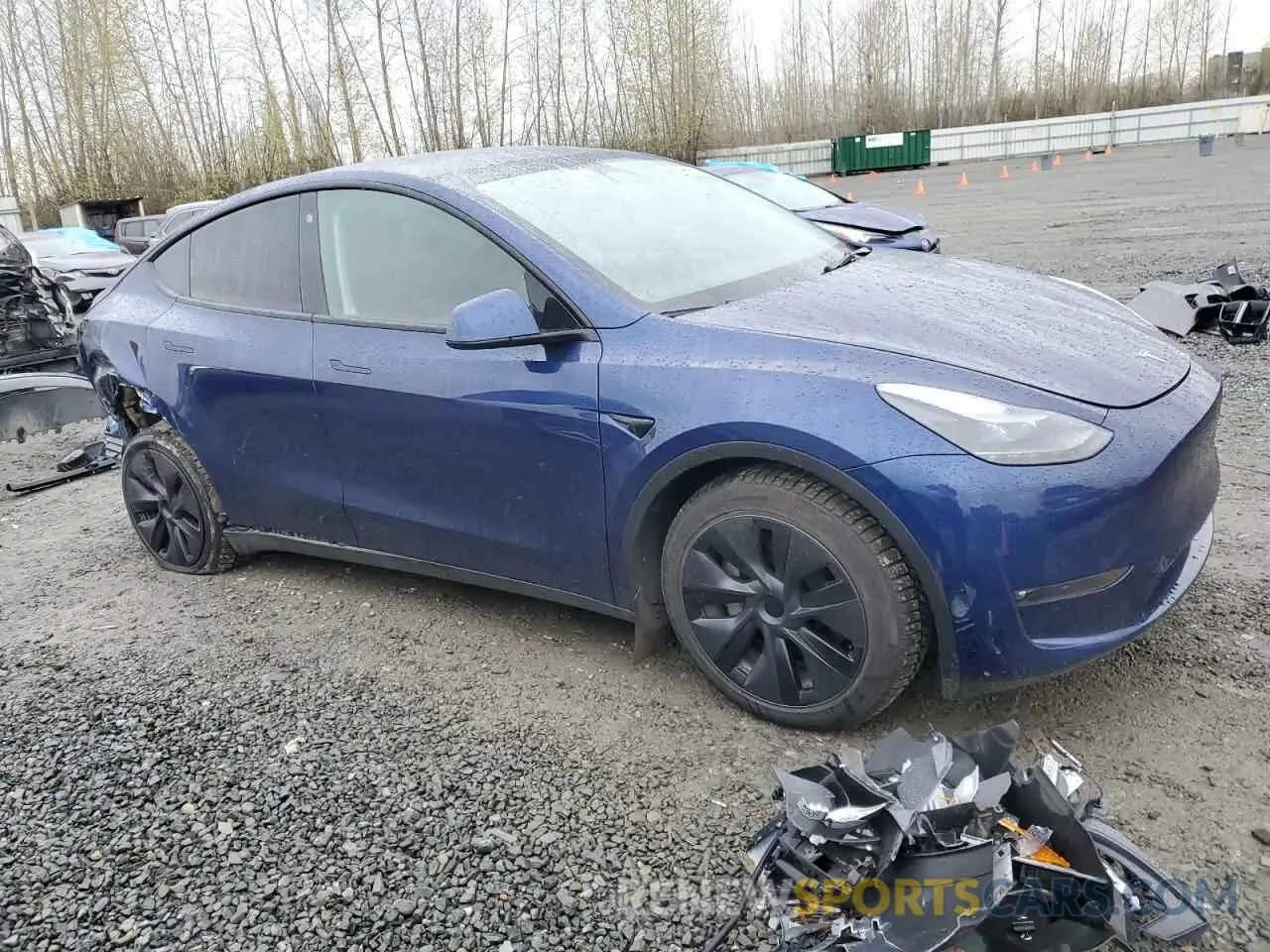 4 Photograph of a damaged car 7SAYGAEE0PF742387 TESLA MODEL Y 2023