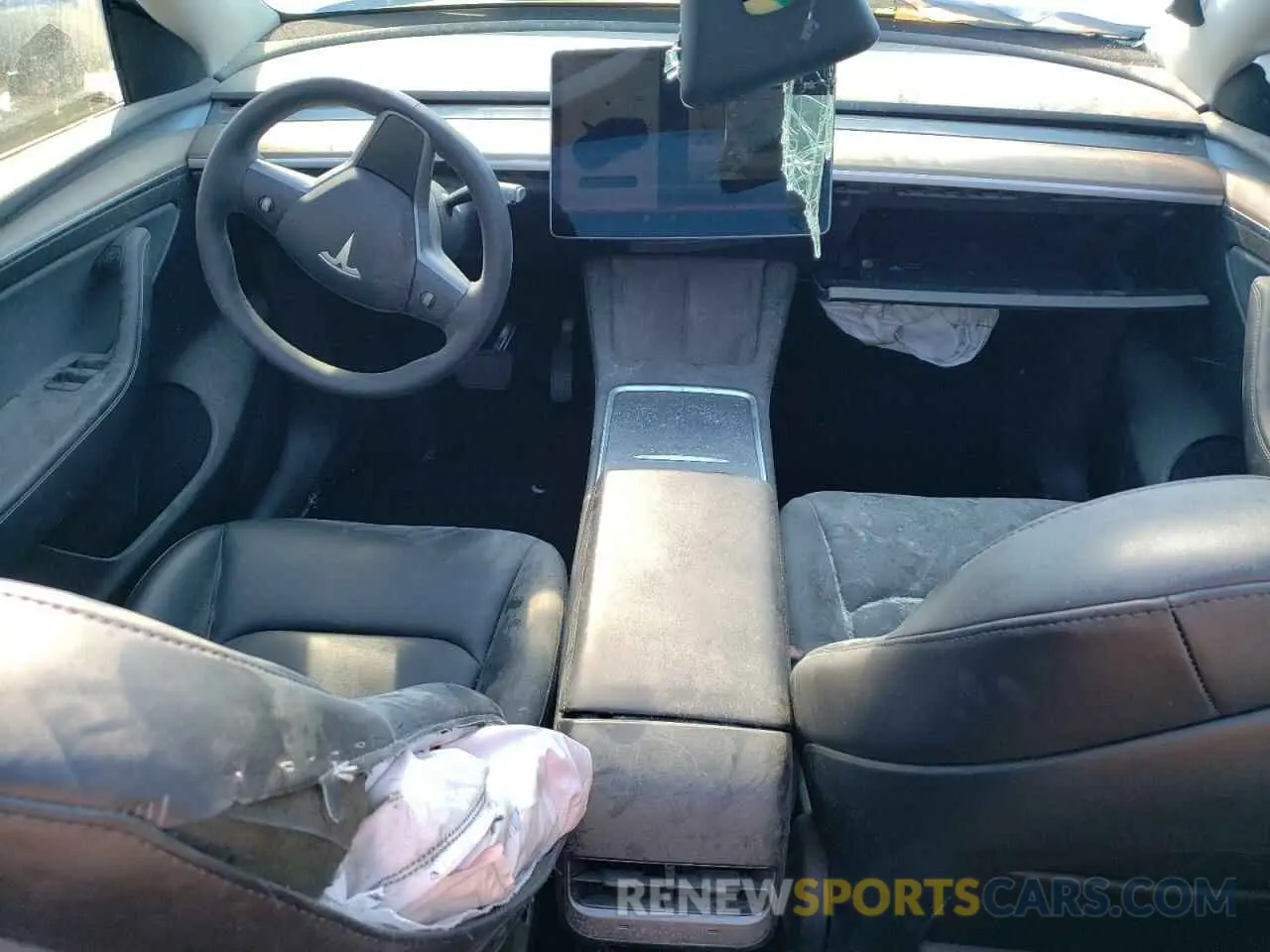 8 Photograph of a damaged car 7SAYGAEE0PF886859 TESLA MODEL Y 2023