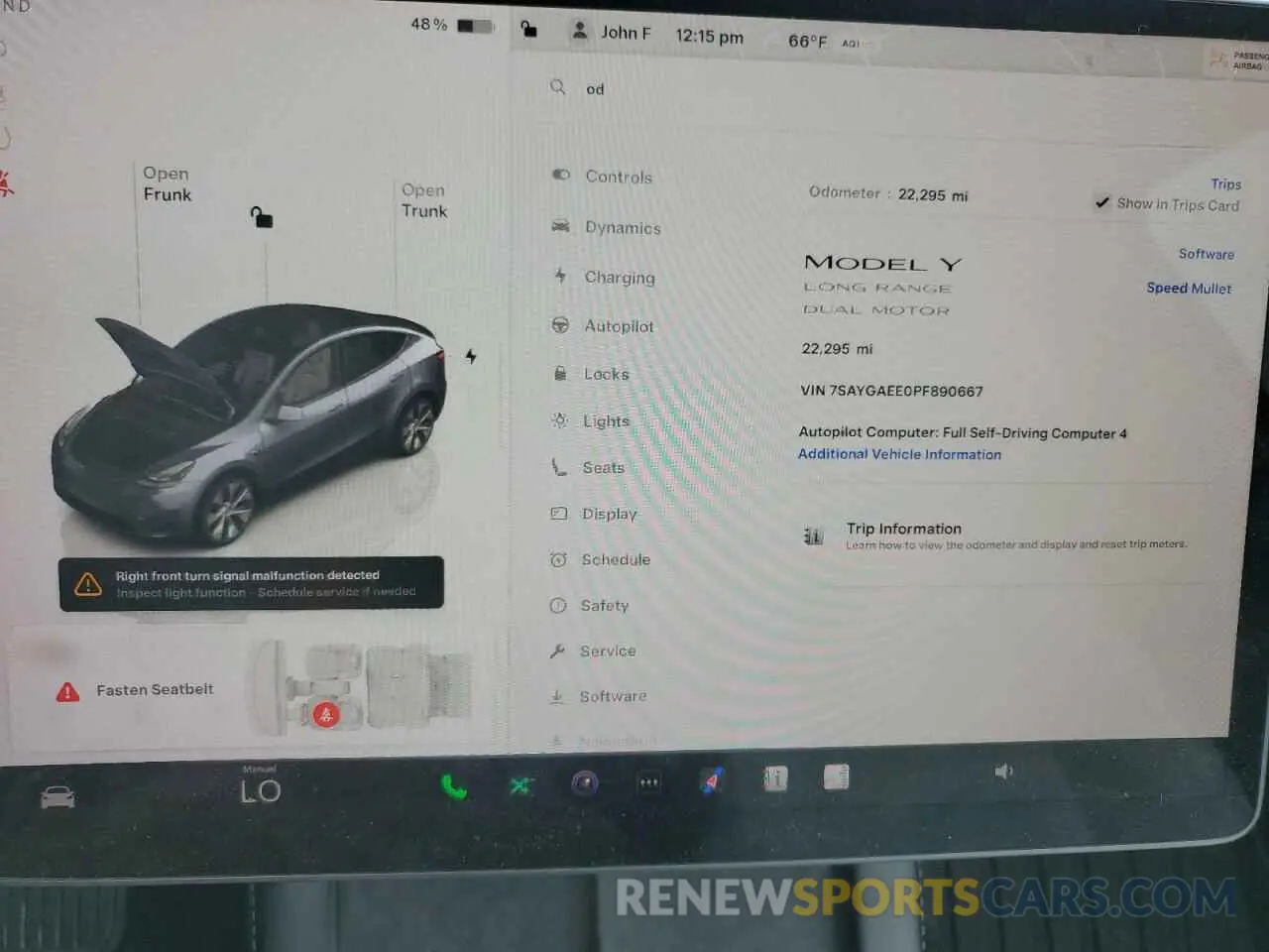 9 Photograph of a damaged car 7SAYGAEE0PF890667 TESLA MODEL Y 2023