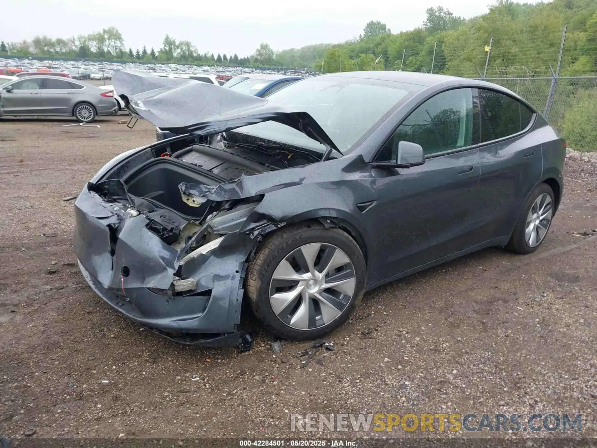 2 Photograph of a damaged car 7SAYGAEE1PF584206 TESLA MODEL Y 2023
