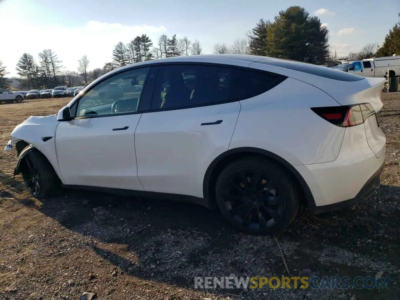 2 Photograph of a damaged car 7SAYGAEE1PF616913 TESLA MODEL Y 2023