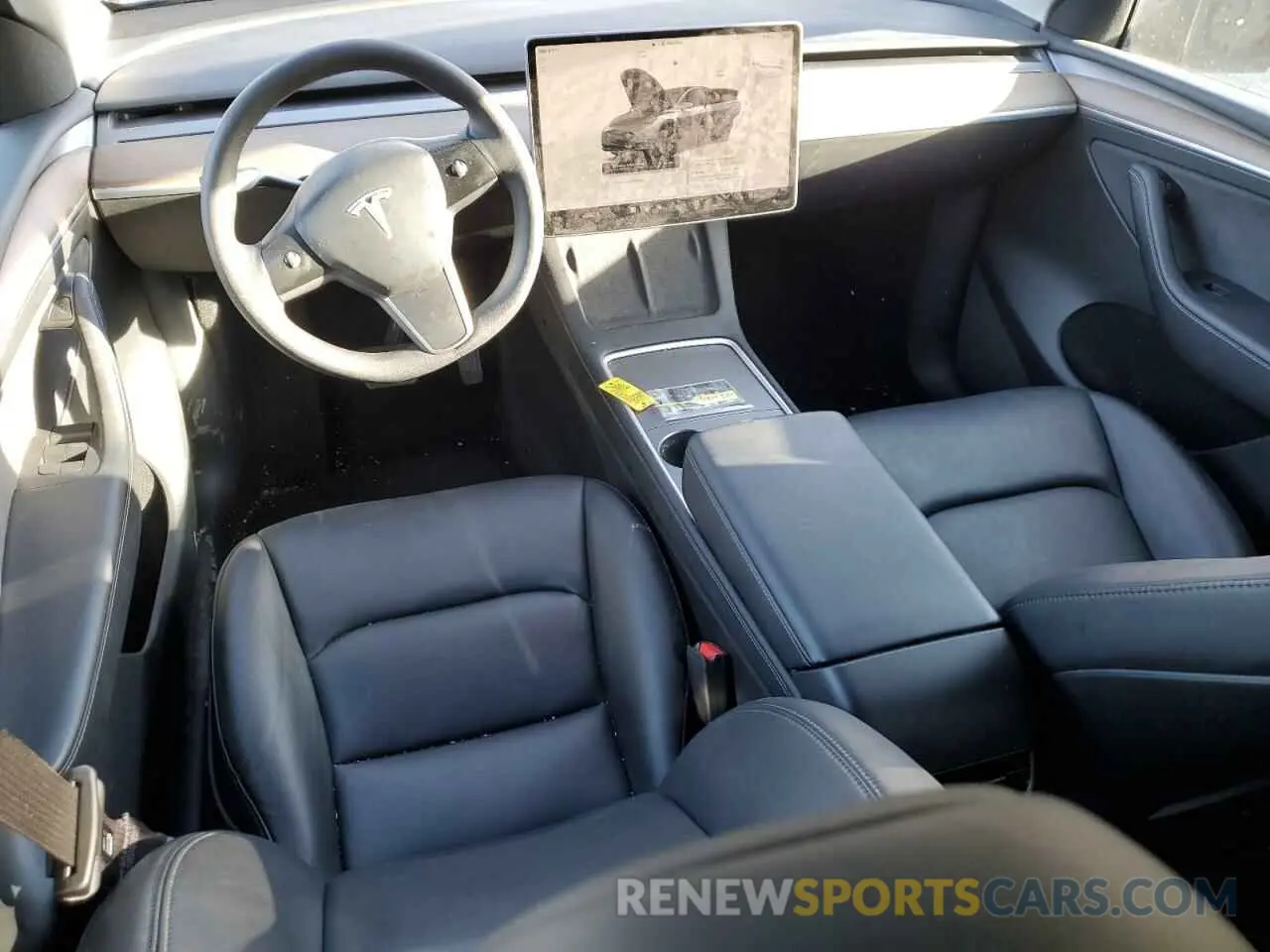 8 Photograph of a damaged car 7SAYGAEE1PF672995 TESLA MODEL Y 2023