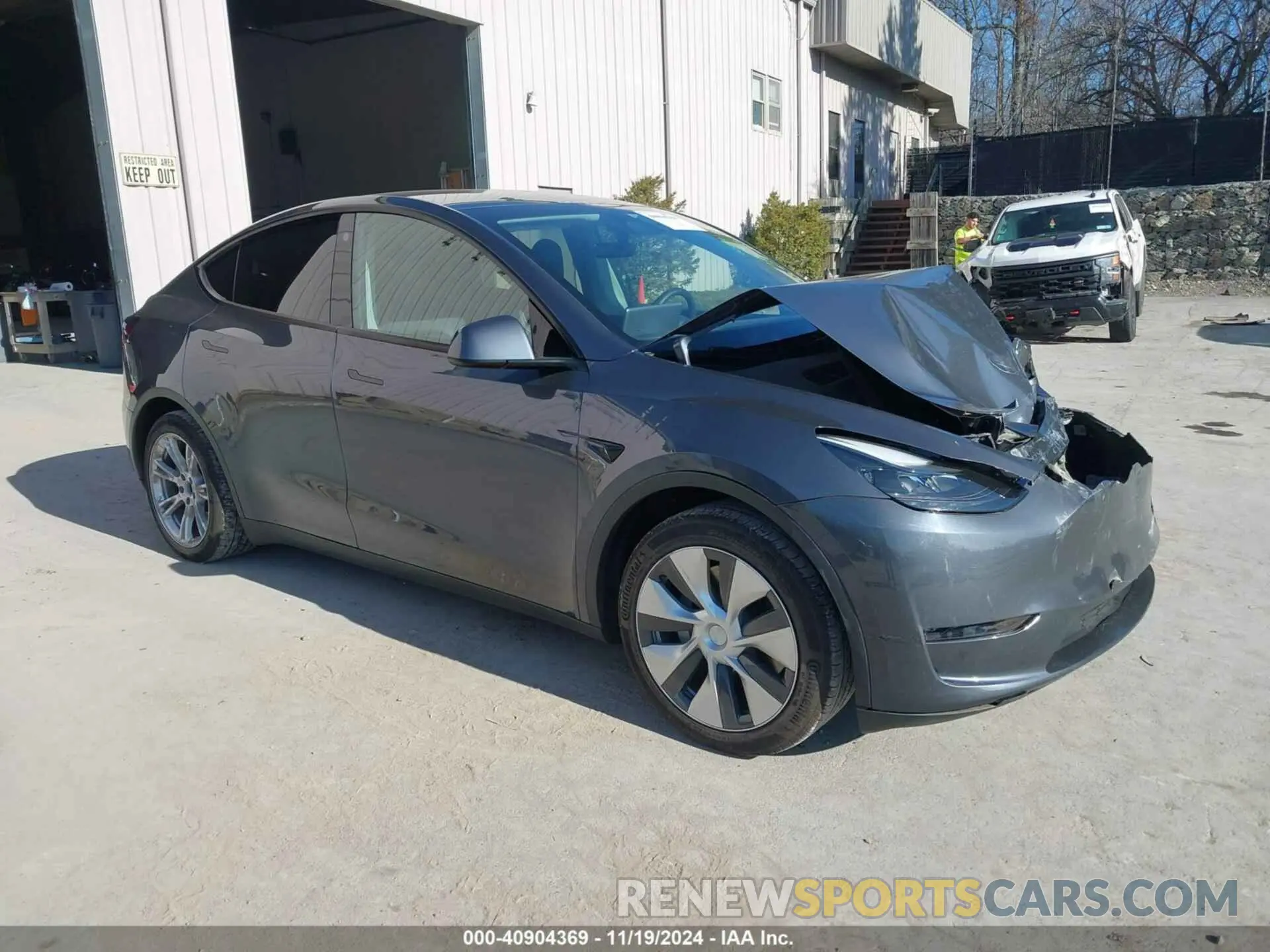 1 Photograph of a damaged car 7SAYGAEE1PF674004 TESLA MODEL Y 2023