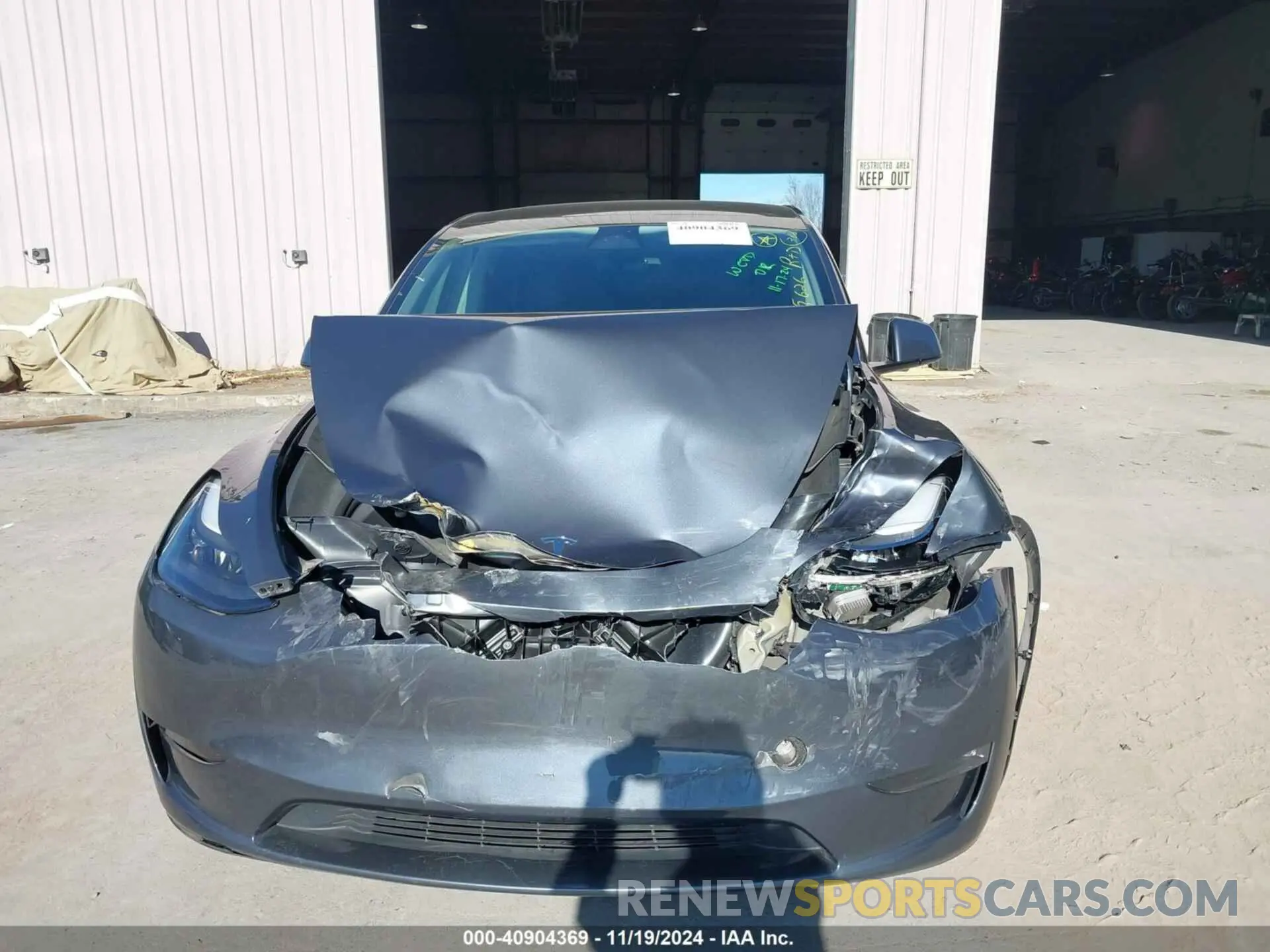 12 Photograph of a damaged car 7SAYGAEE1PF674004 TESLA MODEL Y 2023