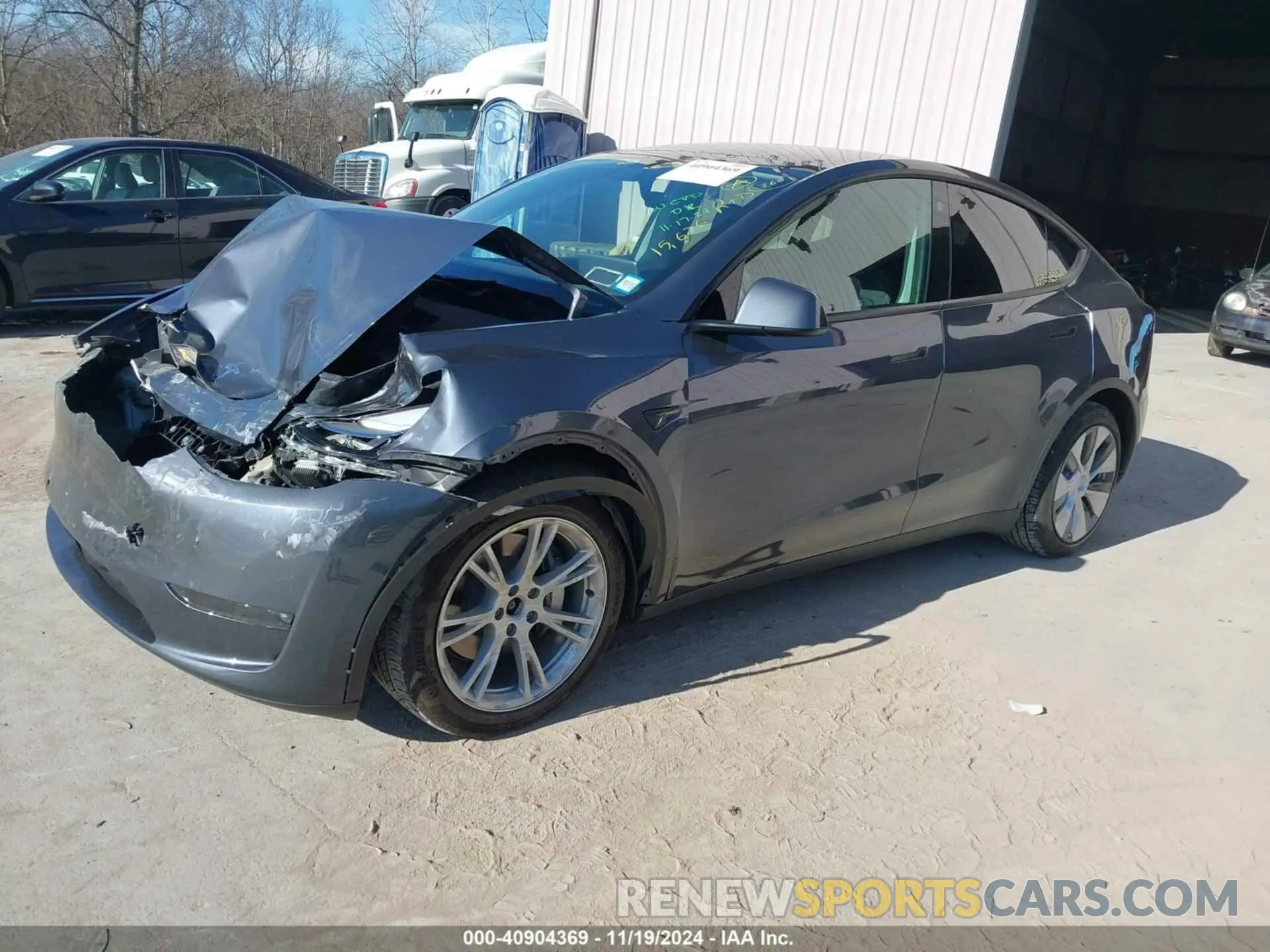 2 Photograph of a damaged car 7SAYGAEE1PF674004 TESLA MODEL Y 2023