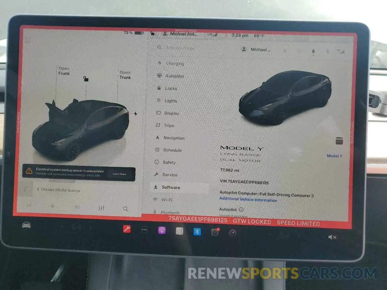 9 Photograph of a damaged car 7SAYGAEE1PF698125 TESLA MODEL Y 2023