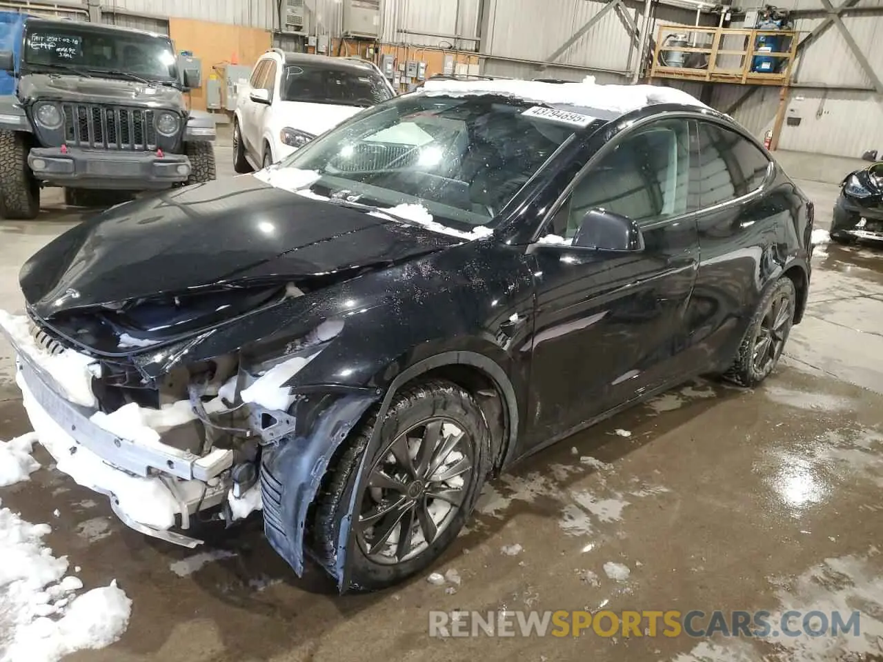 1 Photograph of a damaged car 7SAYGAEE1PF759361 TESLA MODEL Y 2023