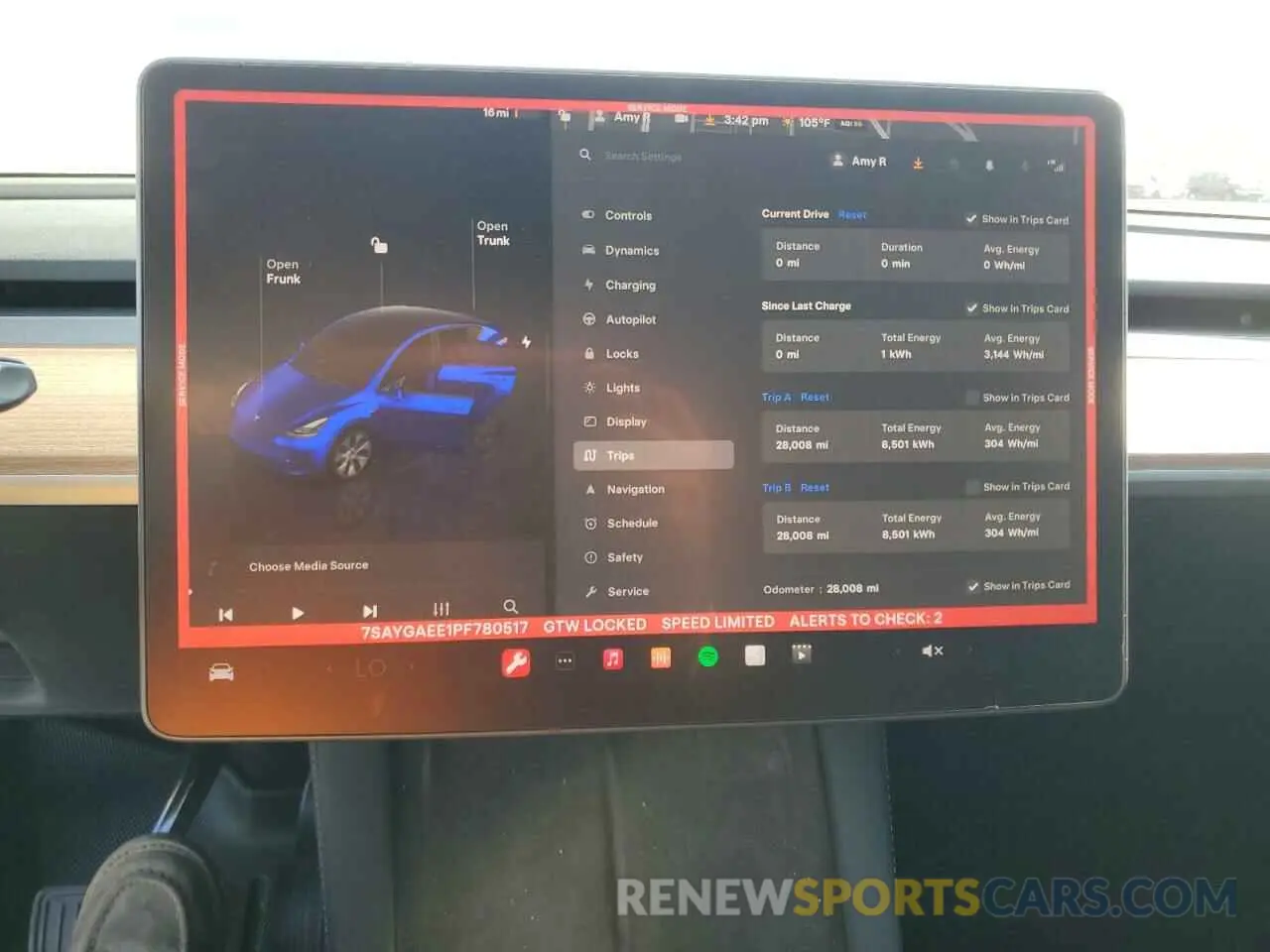 9 Photograph of a damaged car 7SAYGAEE1PF780517 TESLA MODEL Y 2023