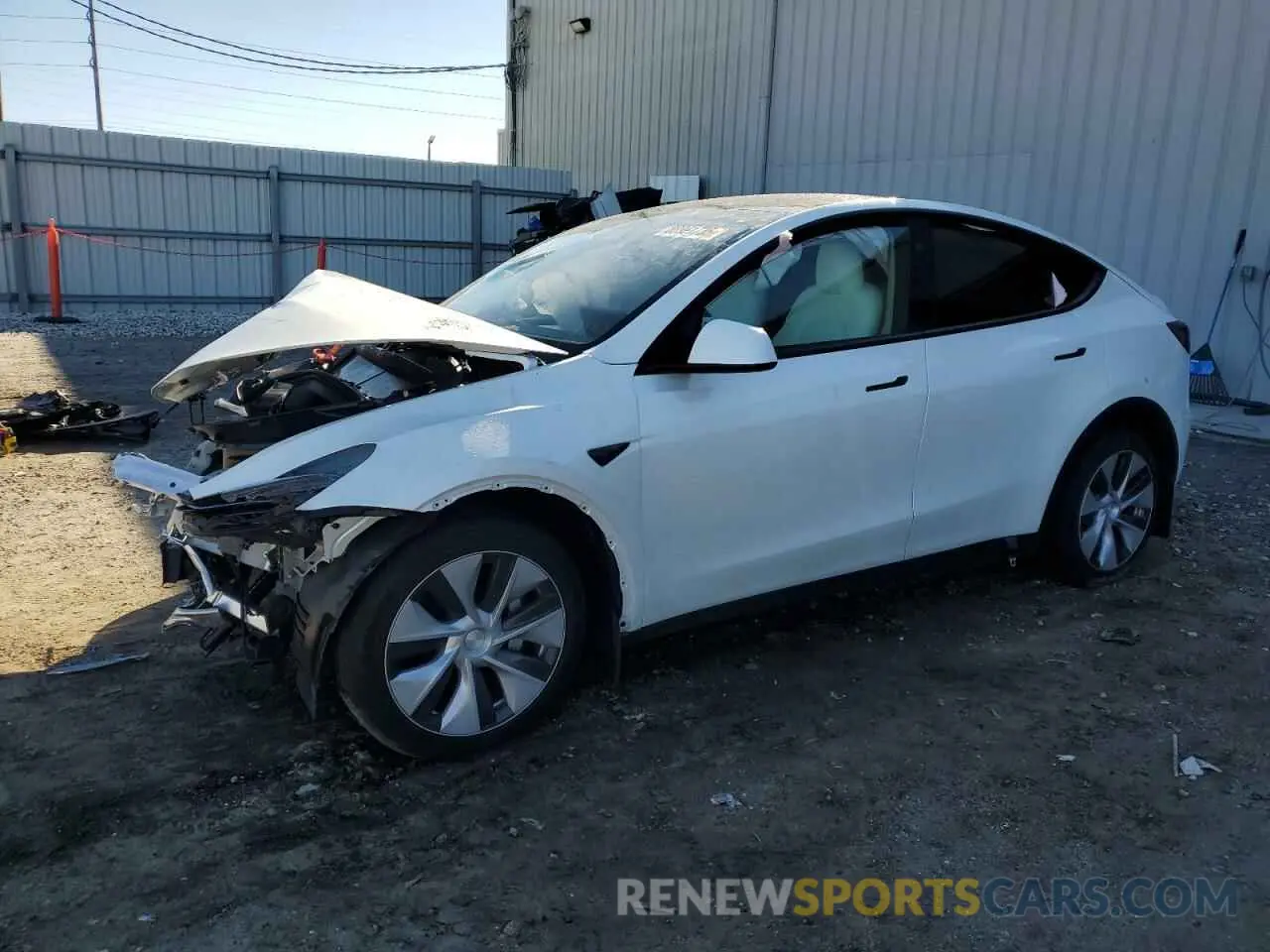 1 Photograph of a damaged car 7SAYGAEE1PF810888 TESLA MODEL Y 2023