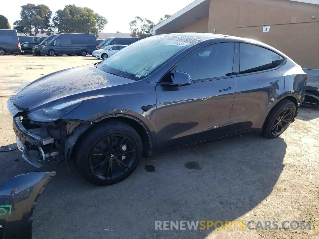 1 Photograph of a damaged car 7SAYGAEE1PF967787 TESLA MODEL Y 2023