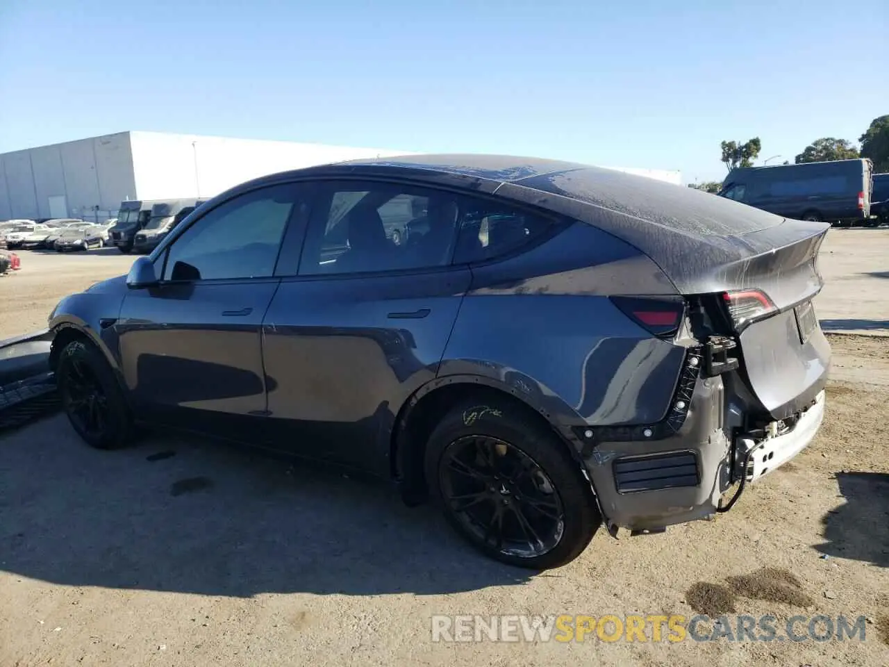 2 Photograph of a damaged car 7SAYGAEE1PF967787 TESLA MODEL Y 2023
