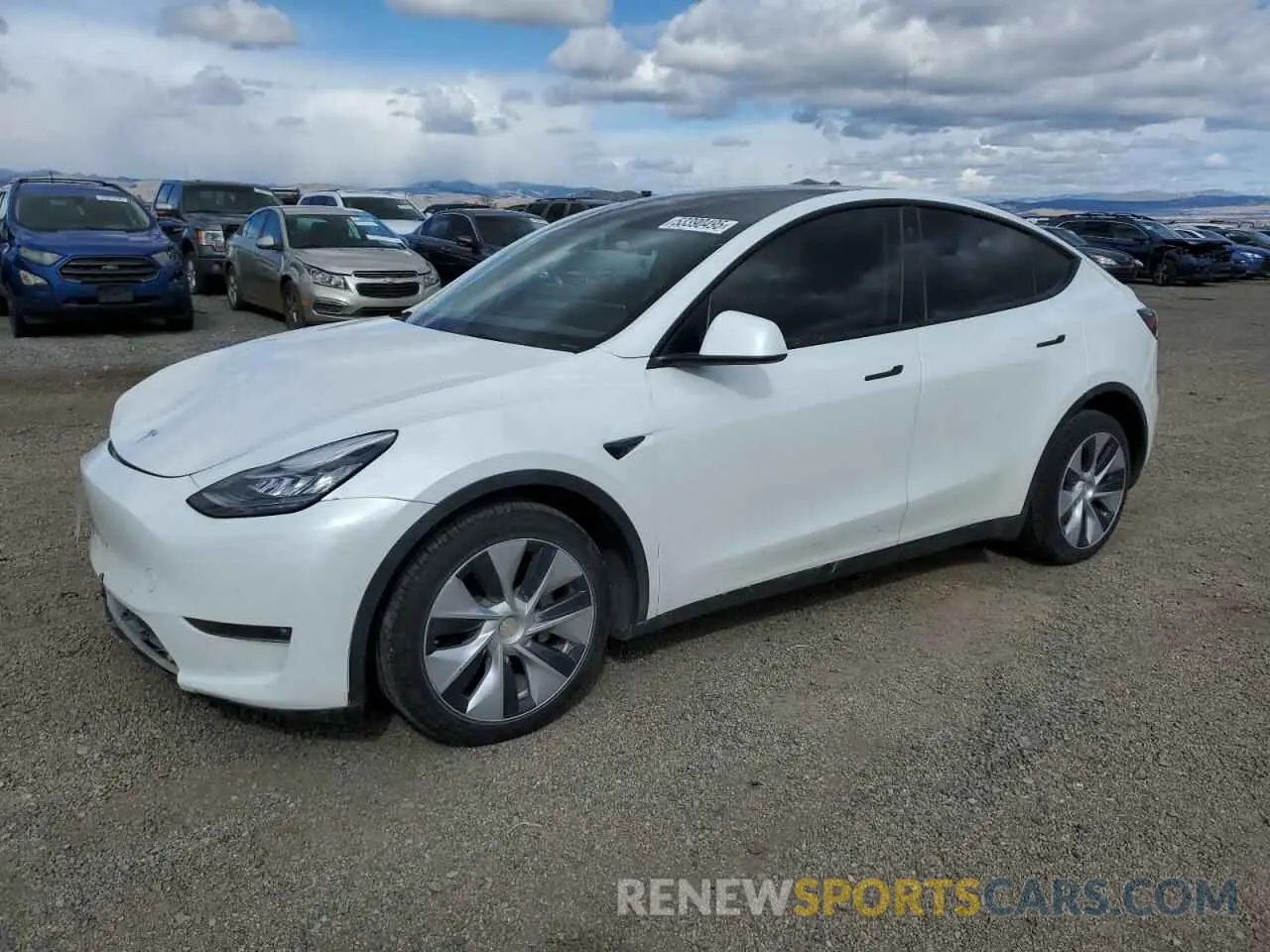 1 Photograph of a damaged car 7SAYGAEE2PF584621 TESLA MODEL Y 2023