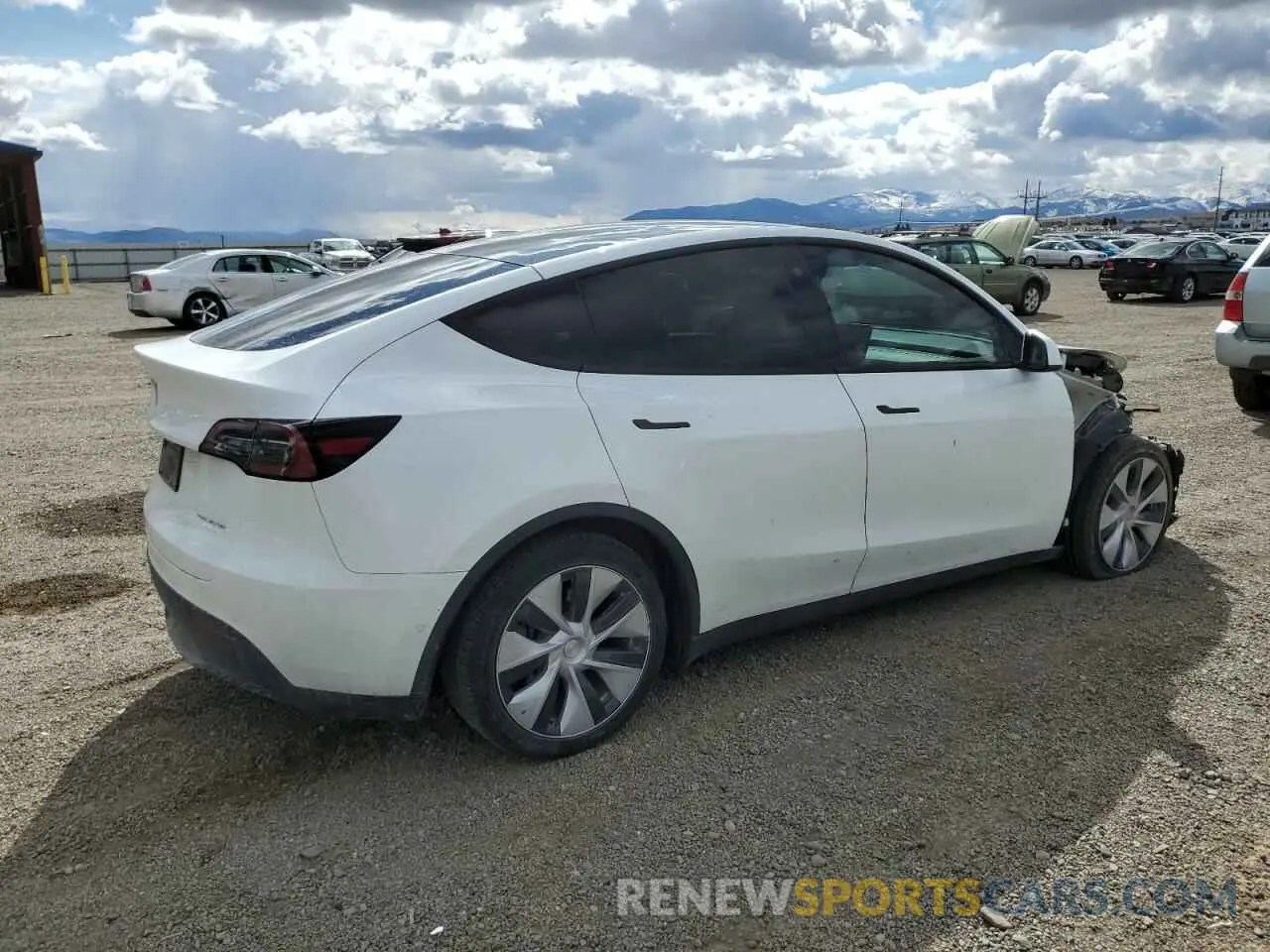 3 Photograph of a damaged car 7SAYGAEE2PF584621 TESLA MODEL Y 2023