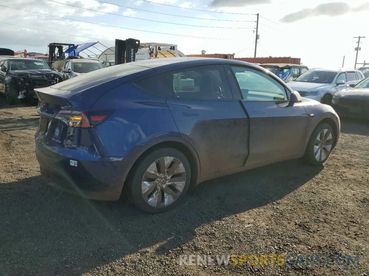 3 Photograph of a damaged car 7SAYGAEE2PF596171 TESLA MODEL Y 2023