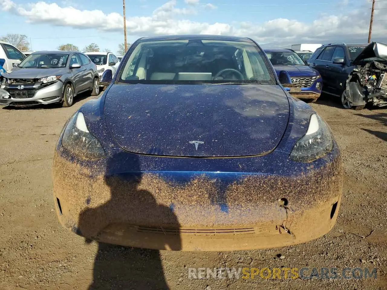 5 Photograph of a damaged car 7SAYGAEE2PF596171 TESLA MODEL Y 2023