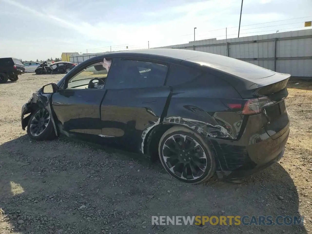 2 Photograph of a damaged car 7SAYGAEE2PF627225 TESLA MODEL Y 2023