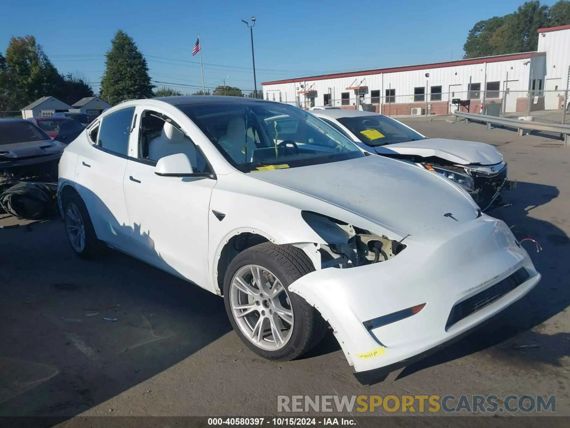 1 Photograph of a damaged car 7SAYGAEE2PF688882 TESLA MODEL Y 2023