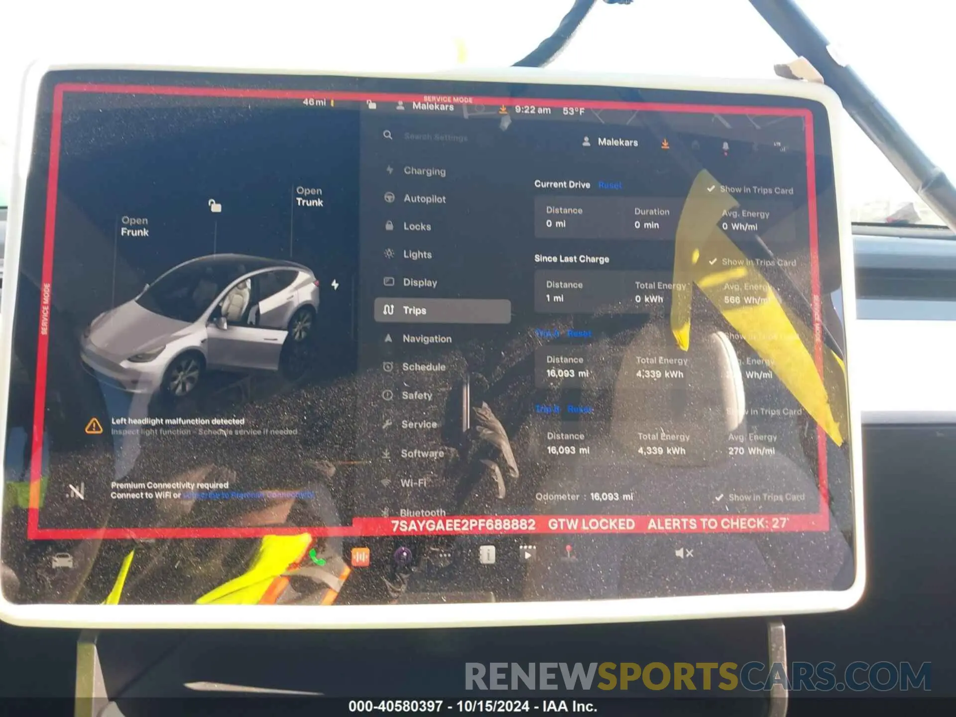 7 Photograph of a damaged car 7SAYGAEE2PF688882 TESLA MODEL Y 2023